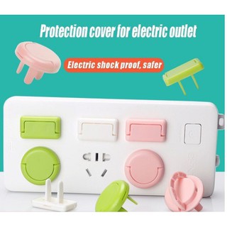 Power Socket Outlet Plug Protective ABS Cover Anti Electric Baby Safety Protector Double Security