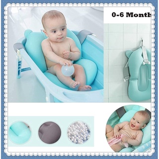 【Jualan spot】 【Ready Stock】baby bath tub pillow floating anti-slip bath cushion soft seat pad bathtu