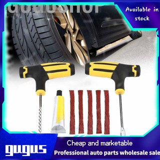 [Seller Recommend] Complete Set Tubeless Tire Flat Repair Tool Kit Accessory For Car Trucks
