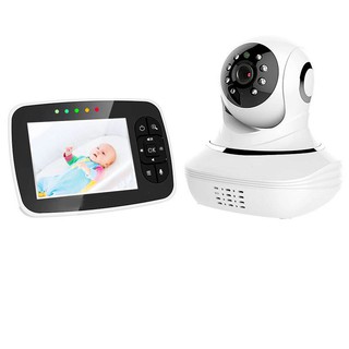 3.5'' Two-way audio Baby Monitor video intercom Infrared Night Vision Wireless Video Baby Monitor R