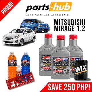AMSOIL OE 5W30 + WIX Oil Filter Package for Mitsubishi Mirage (3 quarts)
