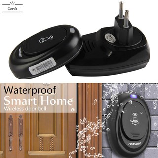 Waterproof Intelligent Door Bell Wireless Remote Control Doorbell With 36 Songs 100M Range Receiver