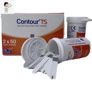 Contour TS Blood Glucose Test Strips 100pcs ( Exp:10/2022 ) lRhk (2)