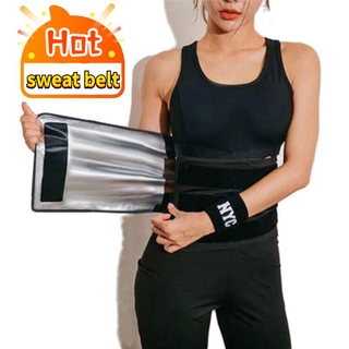 【Ready Stock & COD】Sweat belt abdominal belt slimming waist sweating trainer slimming belt corset waist trimmer body shaper