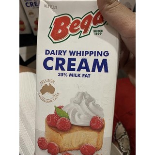 BEGA DAIRY WHIPPING CREAM 1L