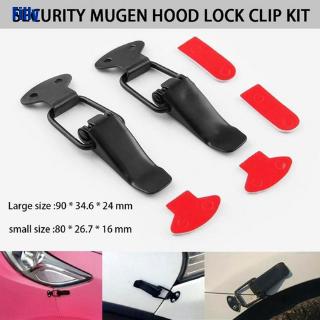 2X Universal Bumper Security Hook Quick Release Fastener Lock Clip Kit Car Truck