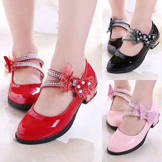 3 Girls Shoes 4 Children Shoes 5 Dance 6 Girls Princess Shoes 7 Spring Baby High Heel Shoes 8 Black Performance3
