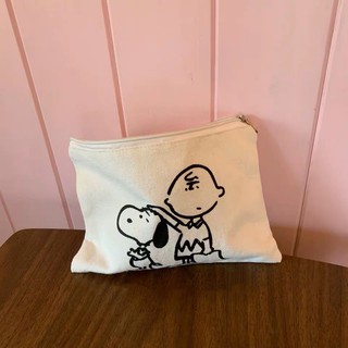 Cosmetic Bag Makeup Storage Pack Travel Convenient Homemade Cartoon Snoopy