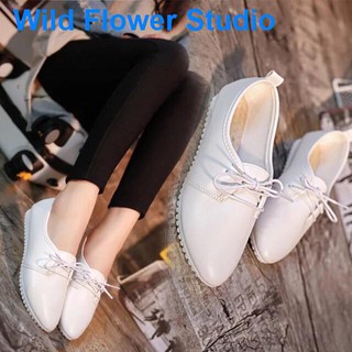 &Women Shoes&8709 Derby/Oxford Shoes (White/Black)