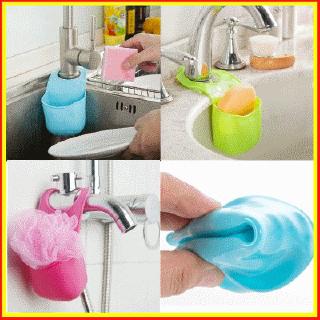 1Pc-Kitchen Sponge Holder / Soap Holder / Toilet Holder / Shaver Kit / Sink Caddy / Brush Holder