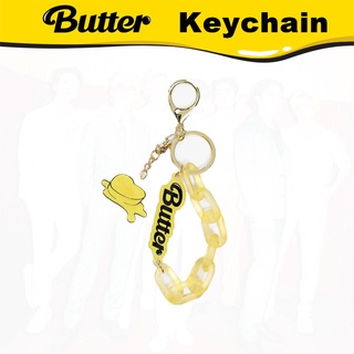 Kpop BTS Butter Keychain Acrylic Keyring V JUNGKOOK JIMIN Pendant Keychains
