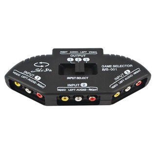 ▫✿◄Xbox☏JTKE Audio Video AV RCA Switch Splitter Selector 3 to 1 RCA Composite AV Cable for STB TV DV