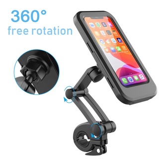 HL-69 Adjustable Waterproof Motorcycle Bike Phone Holder Case stand moto bicycle handlebar Cell Phon