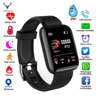 116 plus Smart Watch Heart Rate Blood Pressure Waterproof Smart Bracelet (2)