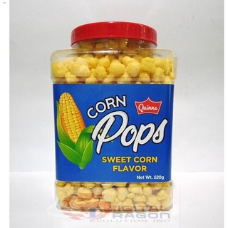 Canned foodCanned meat♞Quinns Corn Pops Sweet Corn Flavor (520g) 4806505854898