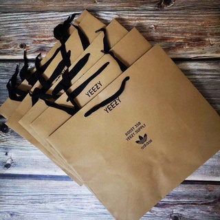 10PCS Adidas Yeeze Shoes Branded Paper Bags Franchised Paper Handbag for Gift High Quality (5)