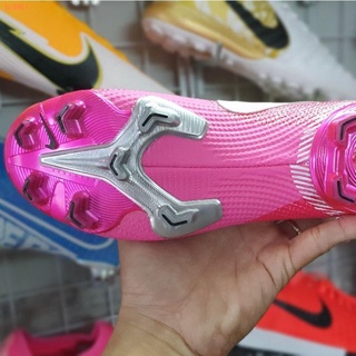 ☽☌Mercurial Vapor 13 Elite FG Mpape soccer shoes in pink
