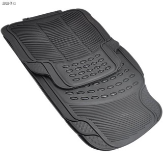 ✧SHOPP INN Rubberized Premium universal floor guard car mats 4pcs set (Black)