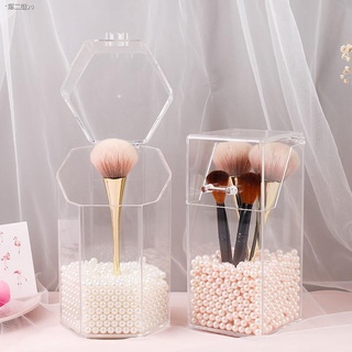 ◄Makeup Organizer Cosmetic Box Acrylic Makeup Brush Holder Lipstick Pencil Storage Container Clear