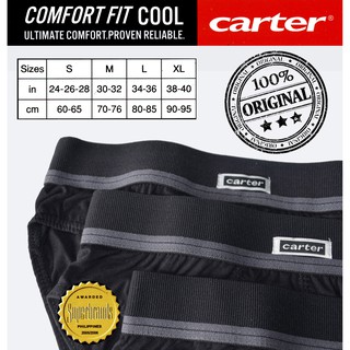 Original Carter Brief 3 in 1 pack (Black only) (1)