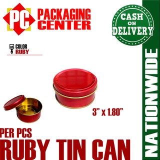 3x2 Ruby Dream Cake Tin Can by per pcs. COD Nationwide!