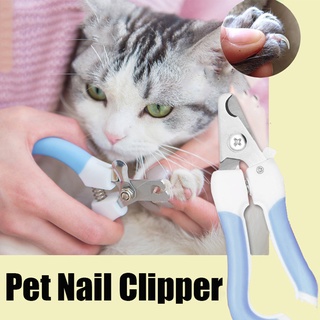 【Ready Stock】❈✺New Pet Toe Care Stainless Steel Dogs Cats Claw Nail Clippers Cutter Portable Animal