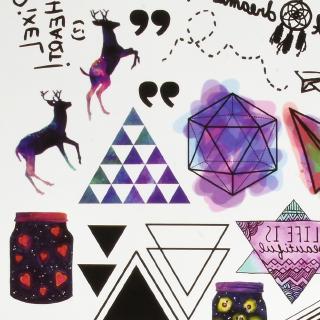 【3 item of P49 】 super_aotuo3.ph tattoo sticker Waterproof cover up scars transfer sticker