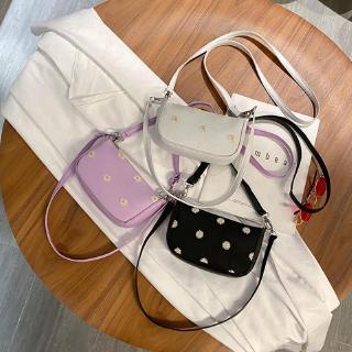 Handbag Women Retro Bag Handbag Small Daisy Pattern Shoulder Bag PU Leather Bag Ladies Gentleman Small Crossbody Bag (1)