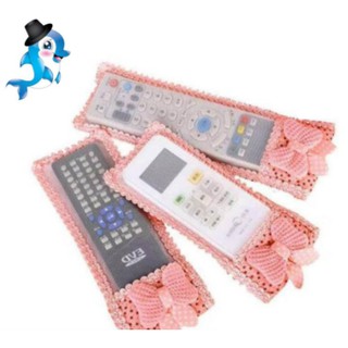 DONGMU SHOP #21*8cm.Lace TV Remote Control Protect Anti-Dust Fashion Cute Cover Bags
