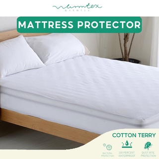 Waterproof Mattress Protector Cotton Terry Fitted Sheet Mattress Pad Cover Machine Washable Bedsheet