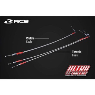 RCB Ultra Clutch&Throttle Cable 3in1 Set For Sniper150