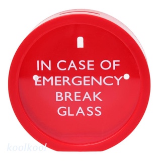 kool Emergency Money Box In Case Of Emergency Break Glass Novelty Savings Coin Bank