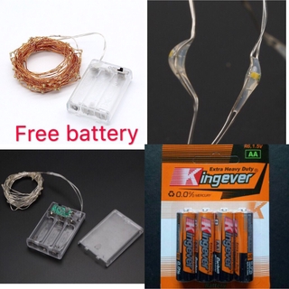 (Free battery) 5meters Fairy Lights Led battery Operated (6)