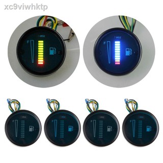 ♦CH [READY STOCK] 2" 52mm Universal Car Motorcycle Fuel Level Meter Gauge 8 LED Light Display 12V