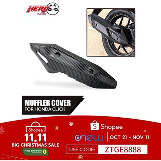 Muffler Cover Heat Guard For Honda Click 125i/150i Carbon