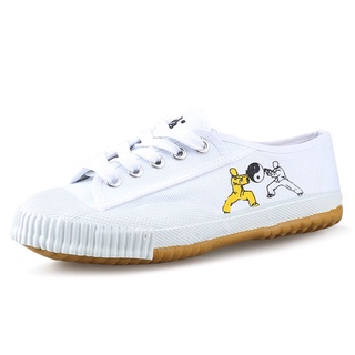 ◙Volleyball shoes men s track and field martial arts canvas shoes leap white shoes spring and summer