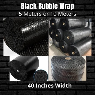 Gift & Wrapping✜☂Black Bubble Wrap 40 inches Sold 5 meters