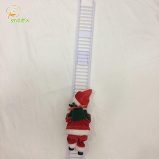 Christmas Props Santa Claus Climbing Ladder Styling Electric Climbing