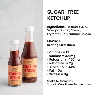 Cooking Essentials♀✉Sugar-Free Ketchup Keto and Low Carb Approved