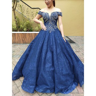 NAVY BLUE BALL GOWN SALE