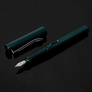 love*Palladium Trim Green Fountain Pen Fine Nib Smooth Writing Ink Best Present