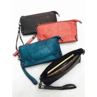 wallet for women✹Pouch With Wristlet Ladies Mobile Holder Plain Cellphone