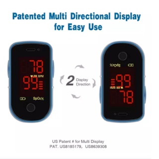 Finger Pulse Oximeter Blood Oxygen Saturation Blood Oxygen Monitor (4)