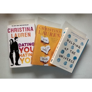 Books: Dating You Hating You, Love and Other Words, Holding Up The Universe