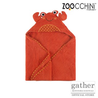 Zoocchini Baby Hooded Towel - Charlie the Crab