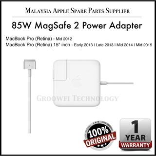 New Original Apple MacBook Pro Retina 15-Inch 2013 2014 2015 85W MagSafe 2 Power Adapter / Charger