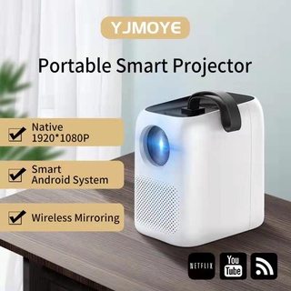 Spot-YJMOYE New Portable Smart Projector YJ800A Mini 1080P 4K Wireless WiFi Bluetooth Projectors And