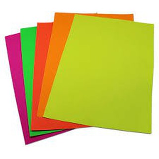 ❖(50pcs) Neon Color Printable Sticker Paper A4 ,80gsm,matte for inkjet printer printing
