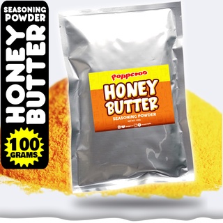 POPPEROO Honey Butter Seasoning Powder for french fries, nachos, dipping sauce & popcorn 100g