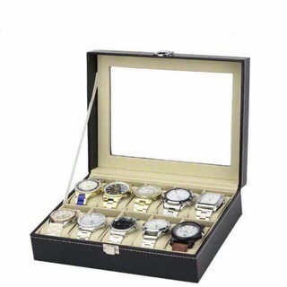 In stock Best Seller 10-Slot Watch Storage Box Case Watch Organizer